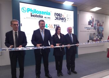 Εγκαίνια PHILOXENIA–HOTELIA και Food & Drinks 2025 από τον Γιάννη Ανδριανό στη Θεσσαλονίκη
