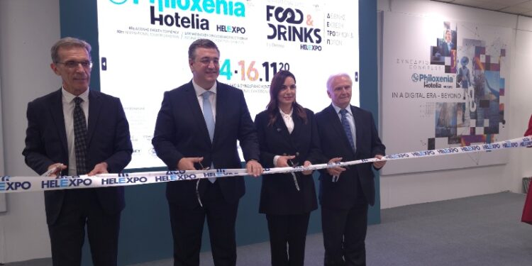 Εγκαίνια PHILOXENIA–HOTELIA και Food & Drinks 2025 από τον Γιάννη Ανδριανό στη Θεσσαλονίκη