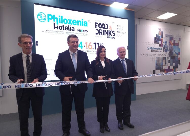 Εγκαίνια PHILOXENIA–HOTELIA και Food & Drinks 2025 από τον Γιάννη Ανδριανό στη Θεσσαλονίκη
