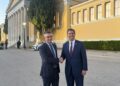 Χρίστος Δήμας Michael Rigas συνάντηση Υπουργείο Υποδομών