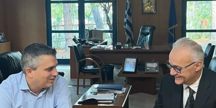 Συναντήσεις του Χρίστου Δήμα και του Κωνσταντίνου Κυρανάκη με τον Συντονιστή του Ευρωπαϊκού Διαδρόμου Μεταφορών «Βαλτικής – Μαύρης Θάλασσας – Αιγαίου» στην Ελλάδα, Mario Mauro