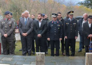 Τιμή στους πεσόντες του 2/39 Συντάγματος Ευζώνων στα υψώματα Καλπακίου – Δήμος Αγρινίου