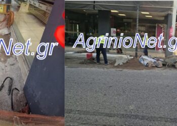 Αγρίνιο: ο ΔΕΔΔΗΕ αποκατέστησε τα πεζοδρόμια και παράτησε τα μπάζα.