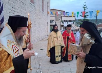 Υποδοχή Τιμίας Κάρας Αγίου Βησσαρίωνος στην Αμφιλοχία