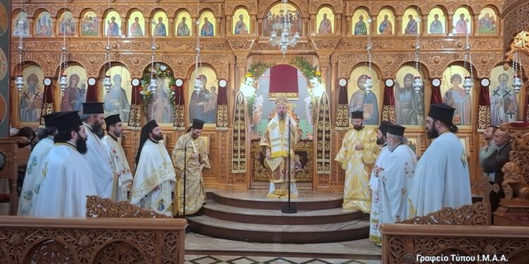 Εγκαίνια Ιερού Ναού Αγίας Βαρβάρας Αγρινίου