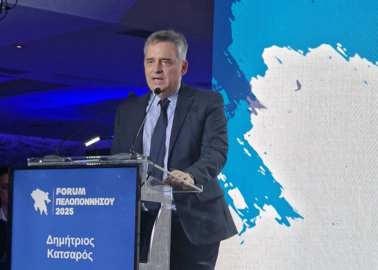 Ο Γενικός Γραμματέας Δημήτρης Κατσαρός στο 2ο FORUM Πελοποννήσου στη Σπάρτη
