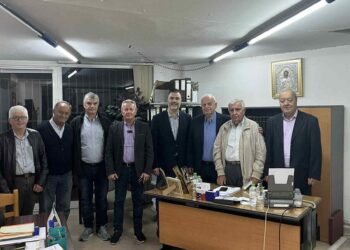 Συνάντηση Σπ. Σκιαδαρέση με το Δ.Σ. του Συλλόγου Πολυτέκνων Αγρινίου και περιχώρων.