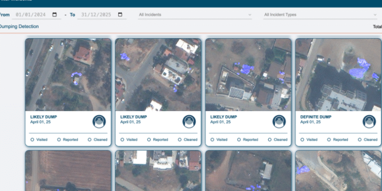 ΤΝ και δορυφορικές εικόνες στη μάχη κατά της ανεξέλεγκτης απόρριψης
