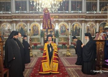 Η δεύτερη ημέρα των Χριστουγέννων στην Ι. Μ. Αιτωλοακαρνανίας  