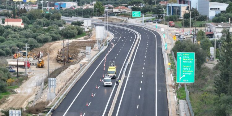 Παράδοση του τελευταίου τμήματος του αυτοκινητόδρομου Πάτρα – Πύργος: Μιντιλόγλι – Καμίνια