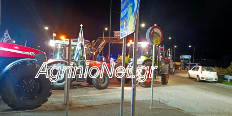 Αγρότες: Μπλόκο στο Χαλίκι. Αποκλεισμένη η Αιτωλ/νια