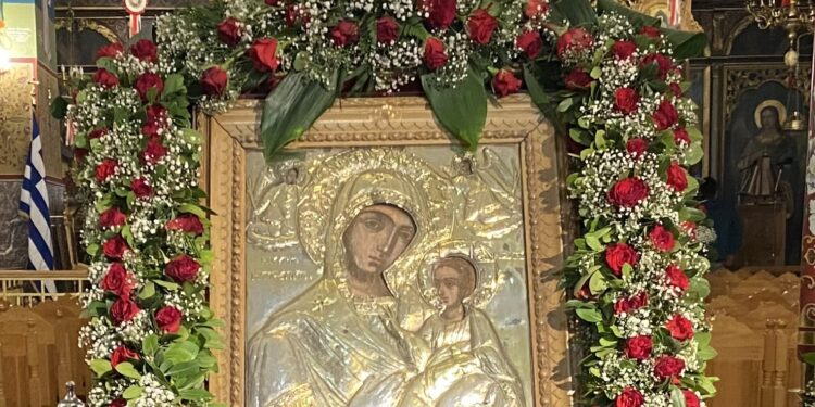 Θαυματουργή Εικόνα Παναγίας Τρυπητής – Υποδοχή στο Αγρίνιο 2025