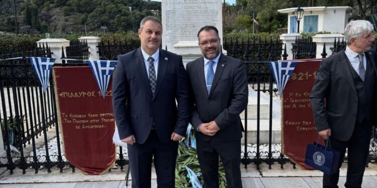 Ο Δήμος Ιερής Πόλης Μεσολογγίου τιμήθηκε στην επετειακή εκδήλωση Επιδαύρου