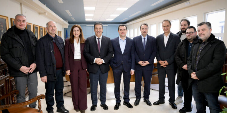 Επίσκεψη του Γραμματέα της Πολιτικής Επιτροπής της Νέας Δημοκρατίας Κώστα Σκρέκα στο Αγρίνιο