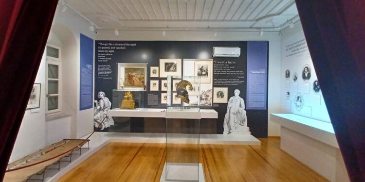 Μεσολόγγι: Εγκαίνια Έκθεσης δυο αυθεντικών κειμηλίων στο Μουσείο της Βυρωνικής Εταιρείας για τον Λόρδο Βύρωνα και τον Φιλελληνισμό