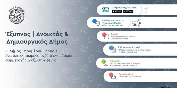 Ο Δήμος Ξηρομέρου επενδύει στον ψηφιακό εκσυγχρονισμό – Νέα εποχή ψηφιακού μετασχηματισμού σε συνεργασία με την Crowdpolicy