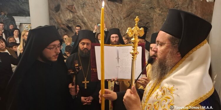 Χειροτονία Διακόνου στην Ι. Μ. Αιτωλοακαρνανίας