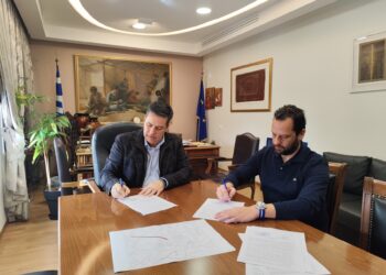 Υπογράφηκε η σύμβαση για την ανάπλαση της οδού Προυσιωτίσσης και των χώρων γύρω από το γήπεδο Παναιτωλικού στο Αγρίνιο