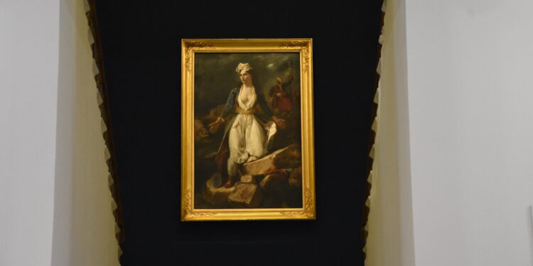 Ιστορική στιγμή για την Ιερή Πόλη: Ο περίφημος πίνακας του Ευγένιου Ντελακρουά «Η Ελλάδα στα ερείπια του Μεσολογγίου» στον «γενέθλιο» τόπο του