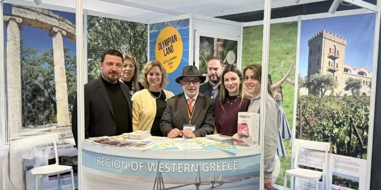 Ισχυρή διεθνής προβολή της Περιφέρειας Δυτικής Ελλάδας-Olympian Land σε κορυφαίες τουριστικές εκθέσεις