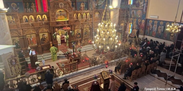 Η Κυριακή της Σταυροπροσκυνήσεως στην Ι. Μ. Αιτωλοακαρνανίας