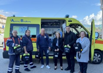 Σύμπραξη για την Υγεία: Παραδόθηκαν 6 Νέοι Απινιδωτές στον Δήμο Ιεράς Πόλεως Μεσολογγίου