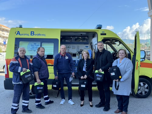Σύμπραξη για την Υγεία: Παραδόθηκαν 6 Νέοι Απινιδωτές στον Δήμο Ιεράς Πόλεως Μεσολογγίου
