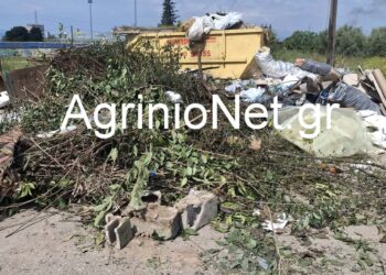 Αγρίνιο: Εικόνες ντροπής. Χωματερή γεμάτη σκουπίδια πνίγει τον χώρο δίπλα στο ΔΑΚ.