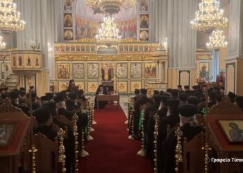 «”Ηρώων και Αγίων αγώνας” – Πατριωτικοί αγώνες και πνευματικά αθλήματα» Δ’ Επετειακή Ιερατική Σύναξη στην Ι. Μ. Αιτωλοακαρνανίας