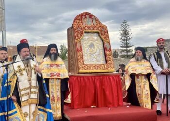 Μαυρομμάτης: «Πνευματική ανάταση και ιστορικός συμβολισμός από την έλευση του “Άξιον Εστί” στο Μεσολόγγι»