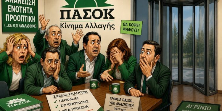 Πράσινος πονοκέφαλος με άρωμα… γαλάζιο: ο Σαλμάς, οι μουρμούρες και ο φόβος στο ΠΑΣΟΚ