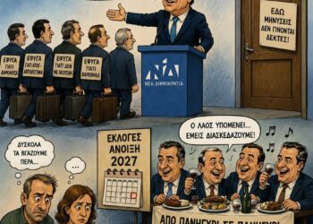 Ελάτε πίσω… αλλά όχι όλοι: οι επιστροφές, οι αποκλεισμοί και τα πανηγύρια της Ν.Δ.