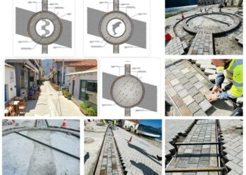 Απαγόρευση κυκλοφορίας οχημάτων σε τμήμα του κεντρικού πεζόδρομου του Μύτικα, λόγω εκτέλεσης εργασιών.