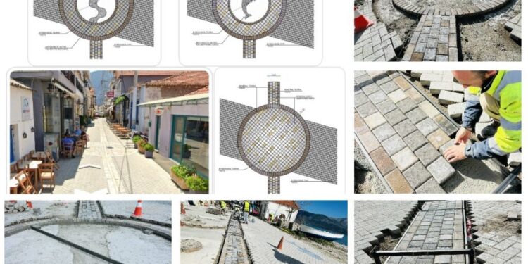 Απαγόρευση κυκλοφορίας οχημάτων σε τμήμα του κεντρικού πεζόδρομου του Μύτικα, λόγω εκτέλεσης εργασιών.