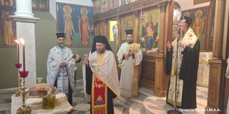 Αγιασμός για την έναρξη της νέας χρονιάς  στα Σπίτια Γαλήνης Χριστού στο Αγρίνιο