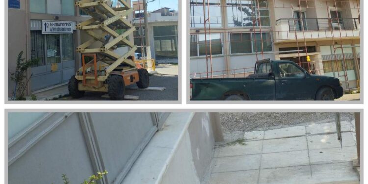 1ο Νηπιαγωγείο Αγίου Κωνσταντίνου: Σχολείο ή εργοτάξιο;