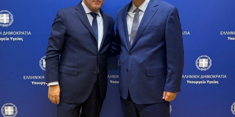 Συνάντηση Θανάση Παπαθανάση με τον Υπουργό Υγείας Άδωνι Γεωργιάδη για την περαιτέρω ενίσχυση των Νοσοκομείων Αγρινίου και Μεσολογγίου