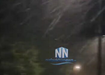Χιονίζει στα Κρυονερια Ορεινής Ναυπακτίας. Video